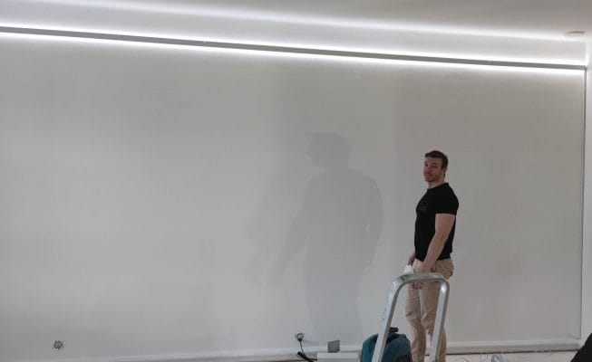 How to install indirect LED strip lighting