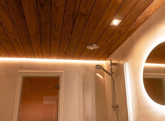 Bathroom and sauna lighting modernised for LedStore