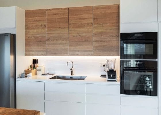Custom-made Led lighting for kitchen