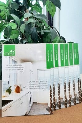 More pages than ever before in the Led catalogue 2022