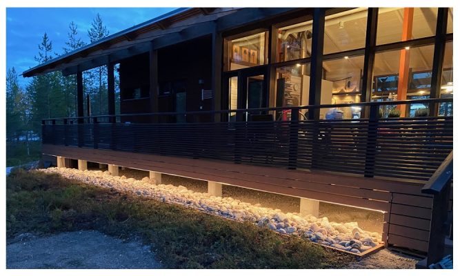 LED light strip for cottage