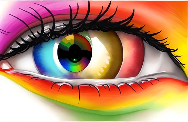 Led lights for colour therapy