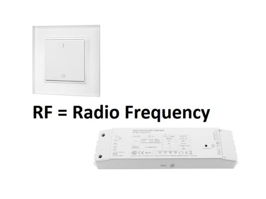 RF dimming for LED lights