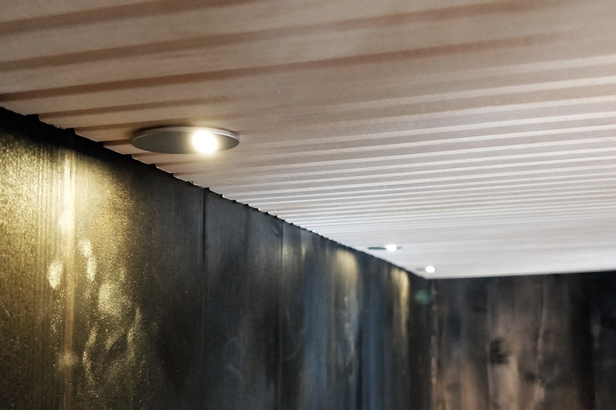 Sauna renovation and led lighting
