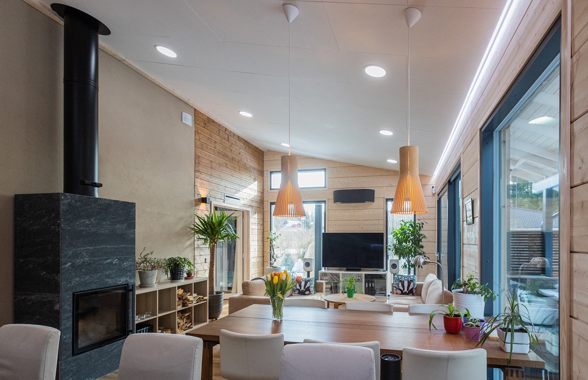 Mobile app can be used for controlling your lighting.
