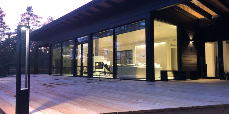 Functional lighting design for a modern villa