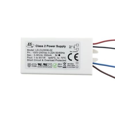 Constant Current LED Driver, 350mA, max 8x1W, IP65