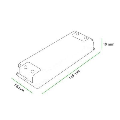 24V dimmable LED DRIVER 10W, TRIAC, for LED strip, IP20
