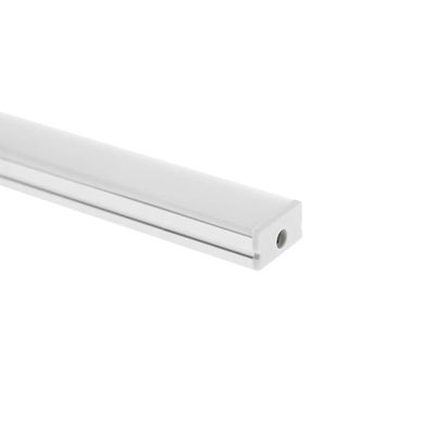 Surface LED strip aluminium PROFILE 3m, low IP65, brushed aluminium