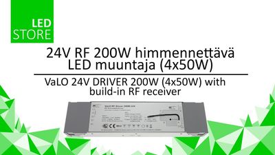 VaLO 24V DRIVER 200W with build-in RF receiver