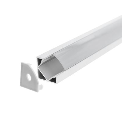 Surface LED strip aluminium PROFILE 2.5m, 45 degrees Surface LED strip aluminium PROFILE 2.5m, 45 degrees