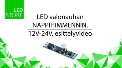 LED strip button DIMMER 12-24V, max. 72W