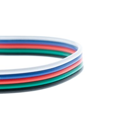 1m five conductors cable for RGB+W-strip mounting