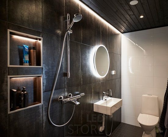Indirect light with led strip