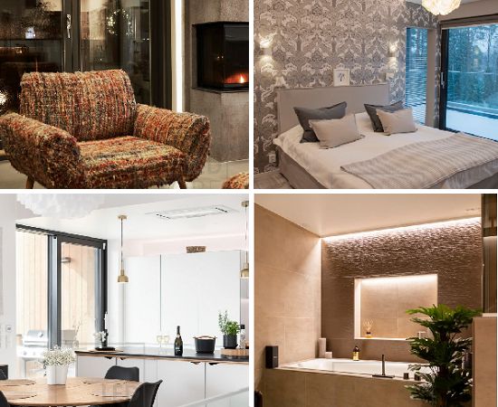 Led lighting in different spaces